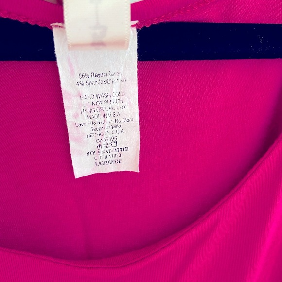 🌟 3 FOR $25 🌟 Vanilla Bay Hot Pink Sleeveless Dress - Picture 3 of 4